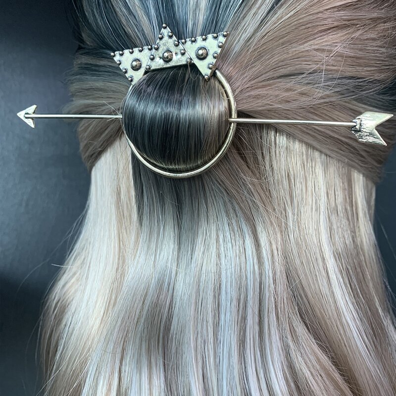 

Geo Decor Hair Pin, Gold