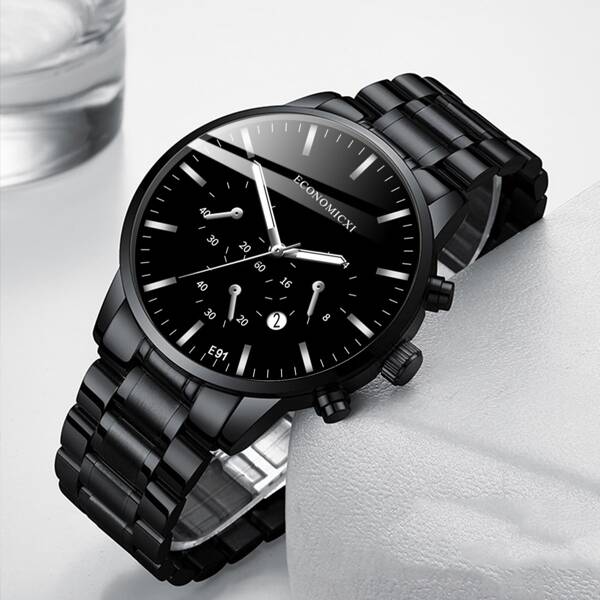

Men Triple Dial Date Quartz Watch