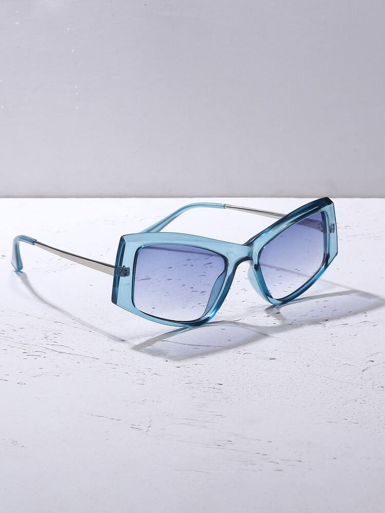 Fashion Cat-Eye Shaped Fashion Glasses Suitable For Beach Vacation, Countryside Retreat, Outdoor Sightseeing, City Shopping, Street Photography & More - Multicolor - View 2