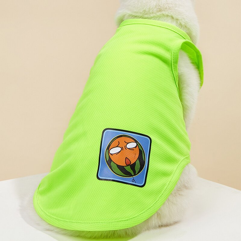 

Watermelon Print Pet Tank, Neon