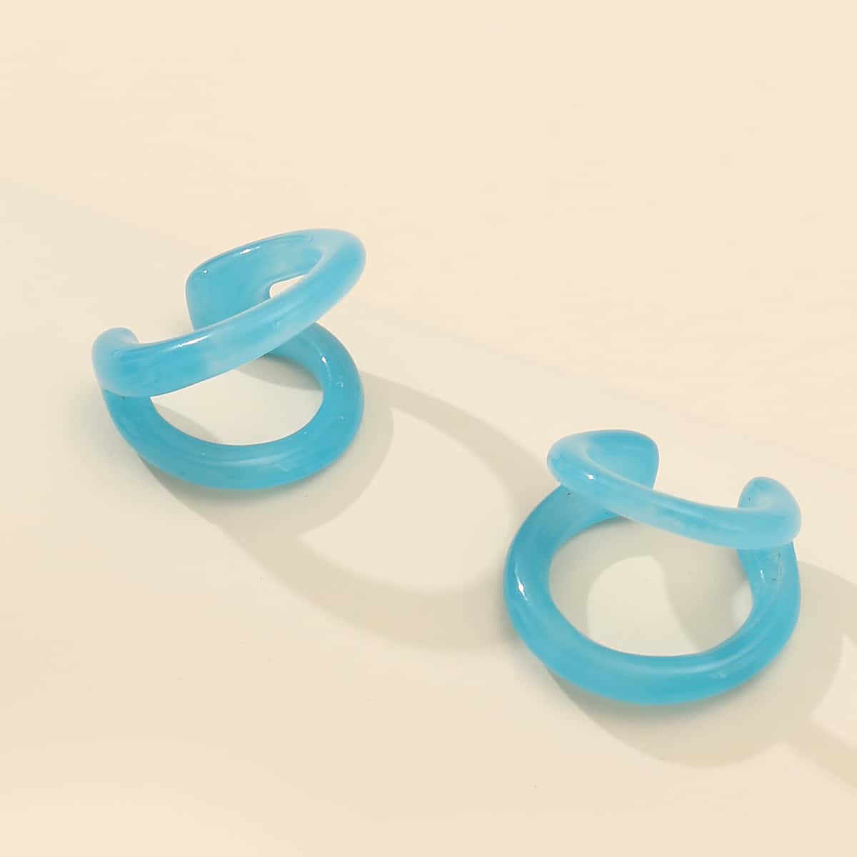 

Split Ear Cuff, Baby blue