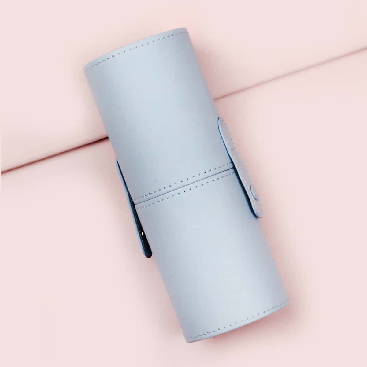 

Makeup Brush Storage Box, Blue