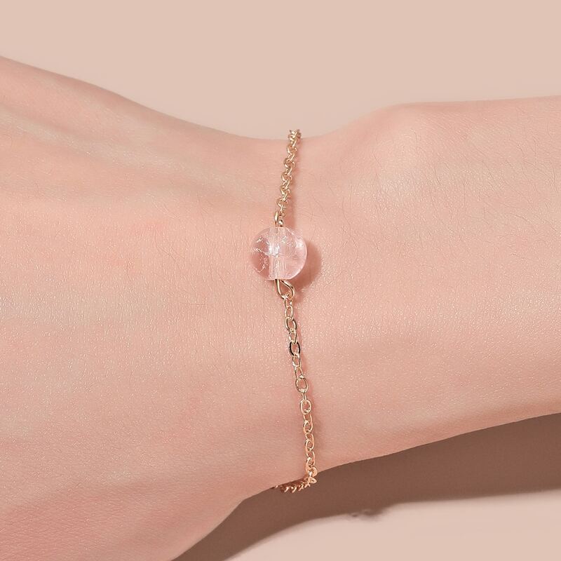 

Crystal Ball Bracelet, Pink