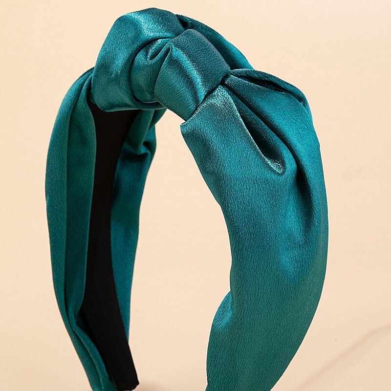 

Solid Knot Headband, Blue