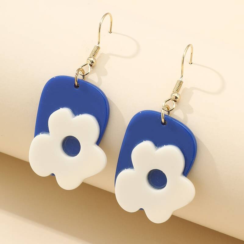 

Floral Drop Earrings, Multicolor