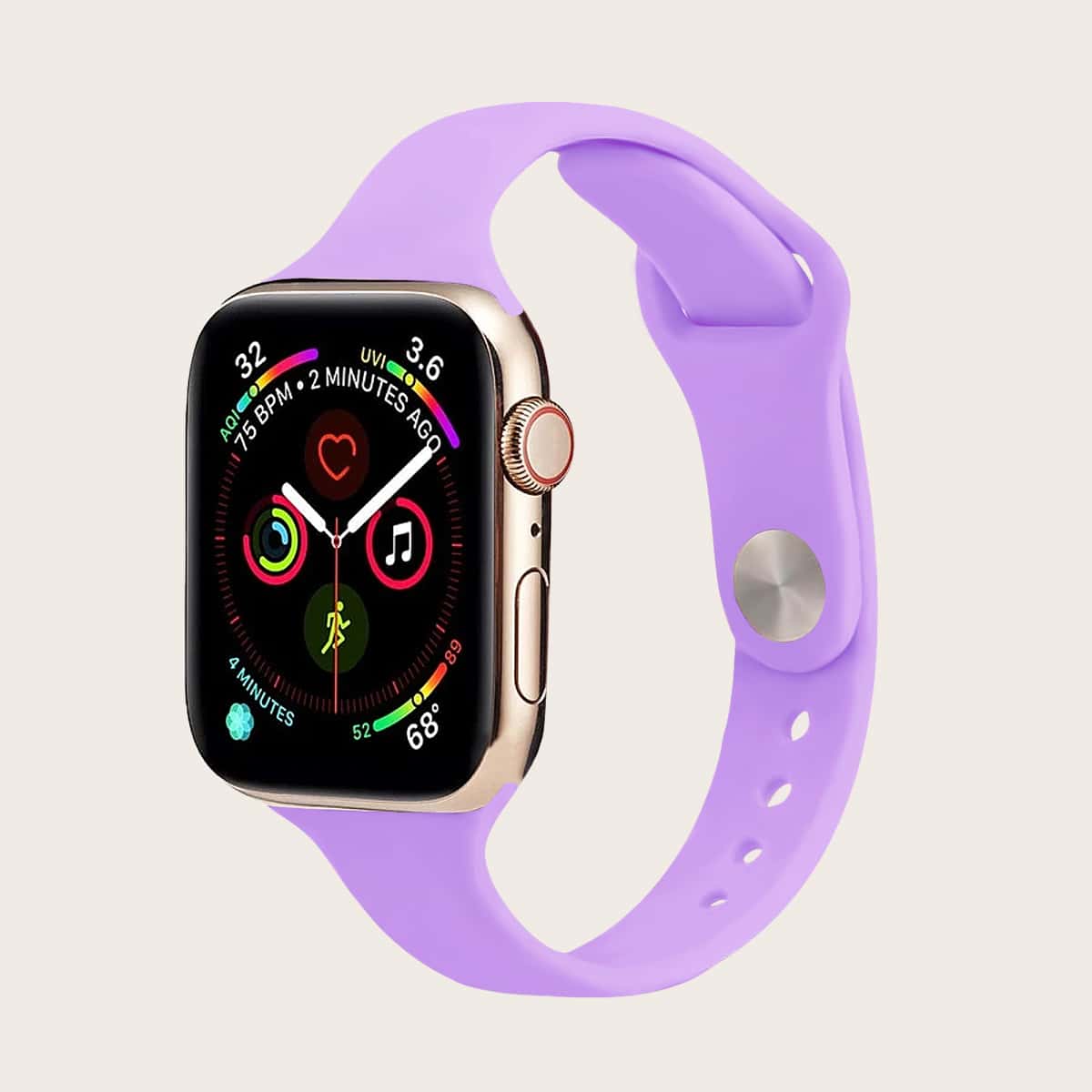 

Silicone Apple Watchband, Purple