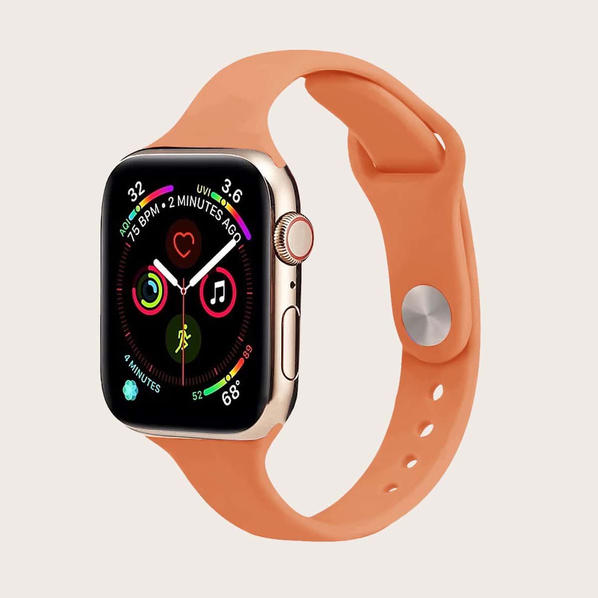 

Silicone Apple Watchband, Orange