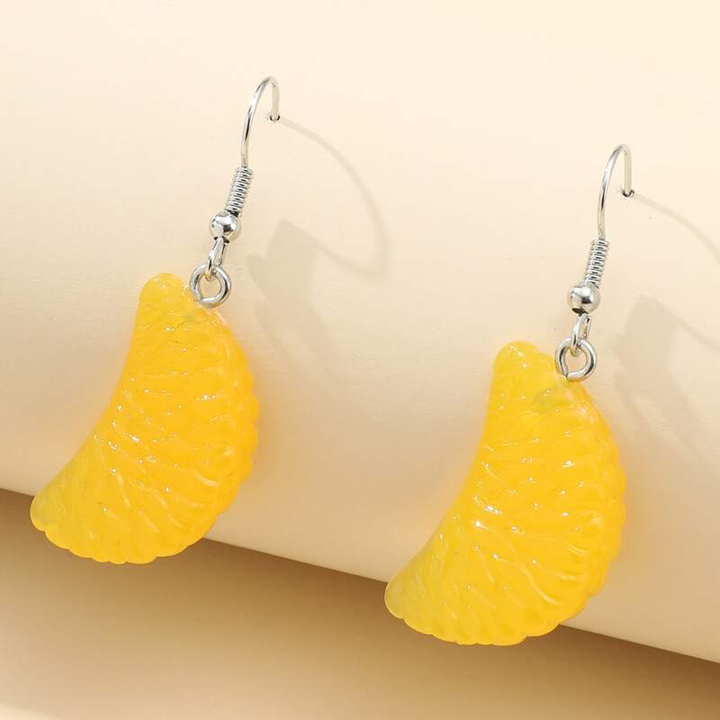 

Orange Drop Earrings, Yellow