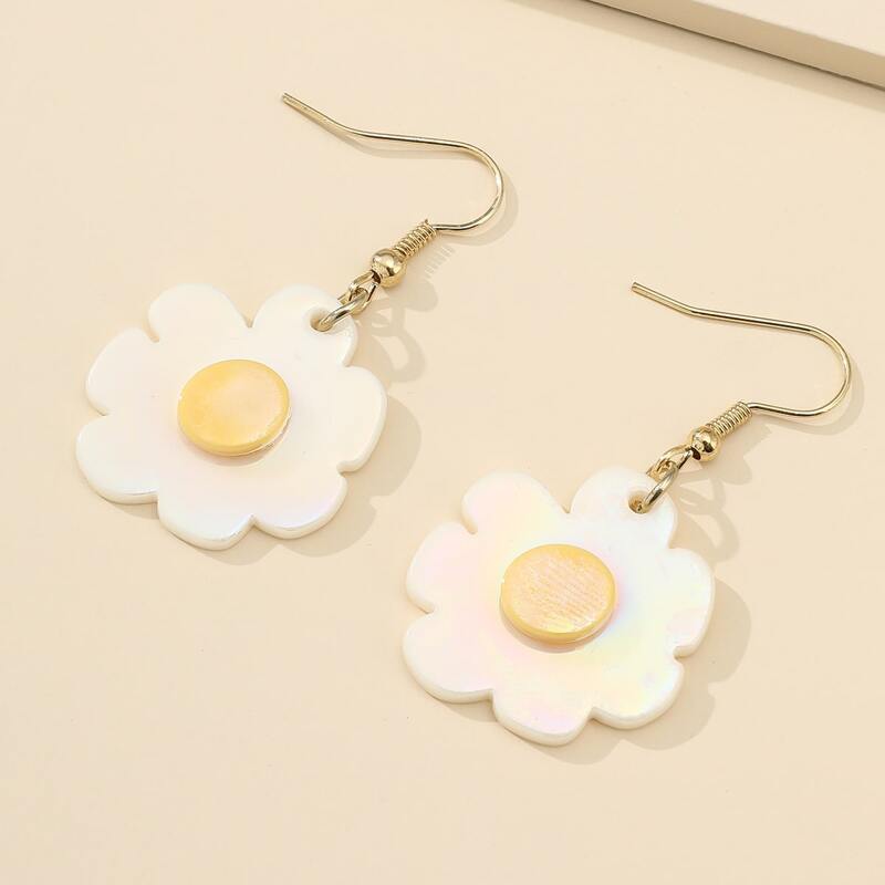 

Floral Drop Earrings, Multicolor