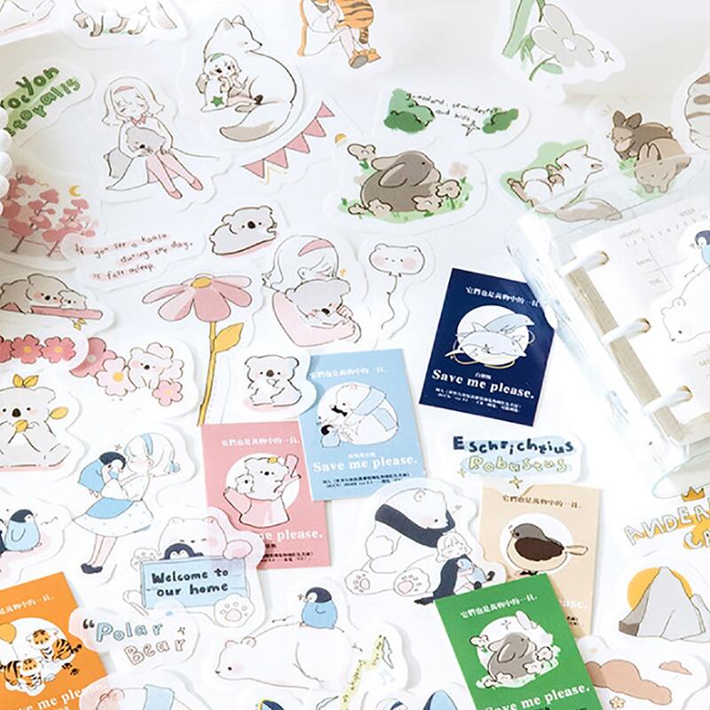 

45pcs Cartoon Graphic Random Sticker, Multicolor