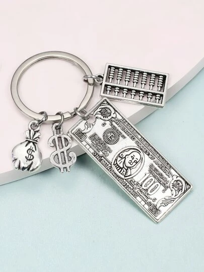 ドル記号 ペンダント キーチェーンの画像