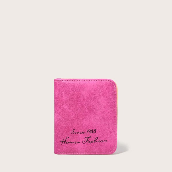 

Letter Graphic Small Purse, Red violet