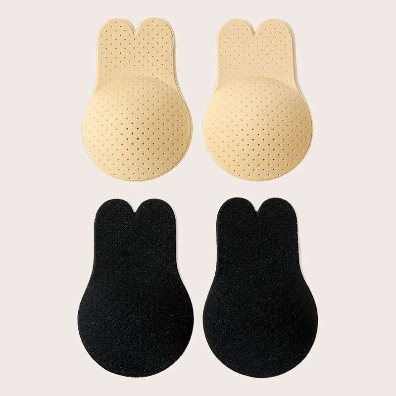

2pairs Geo Shaped Nipple Cover, Multicolor