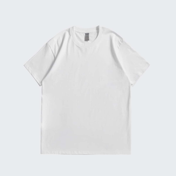 

Men Patched Detail Round Neck Tee, White
