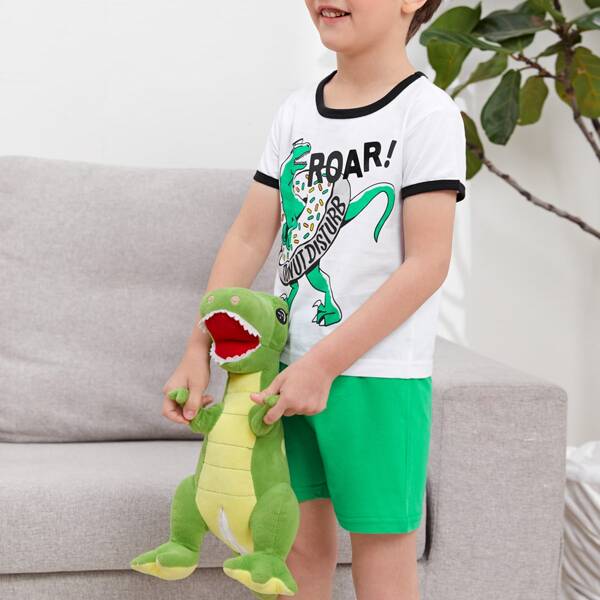 

Toddler Boys Dinosaur Graphic Tee & Track Shorts, Multicolor