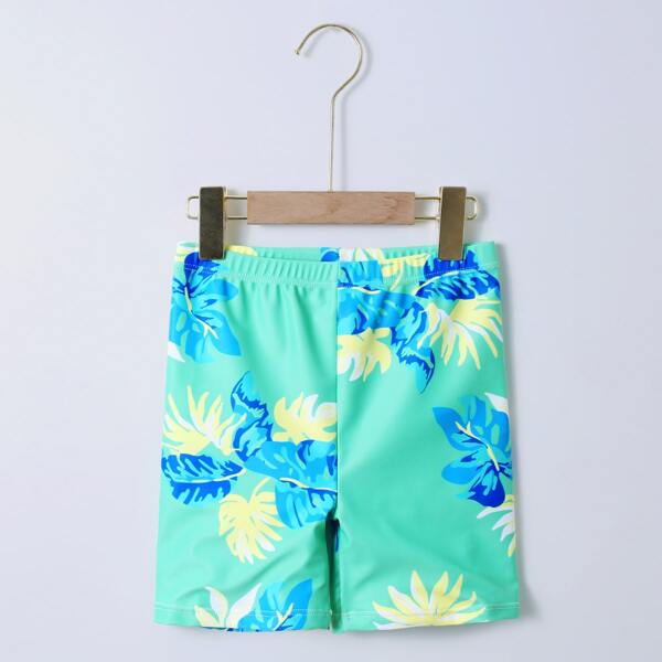 

Boys Tropical Swim Trunks, Multicolor