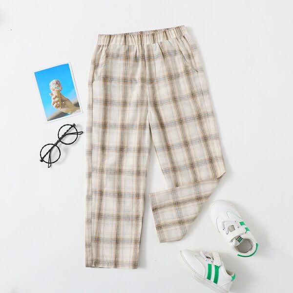 

Toddler Boys Plaid Straight Leg Pants, Multicolor