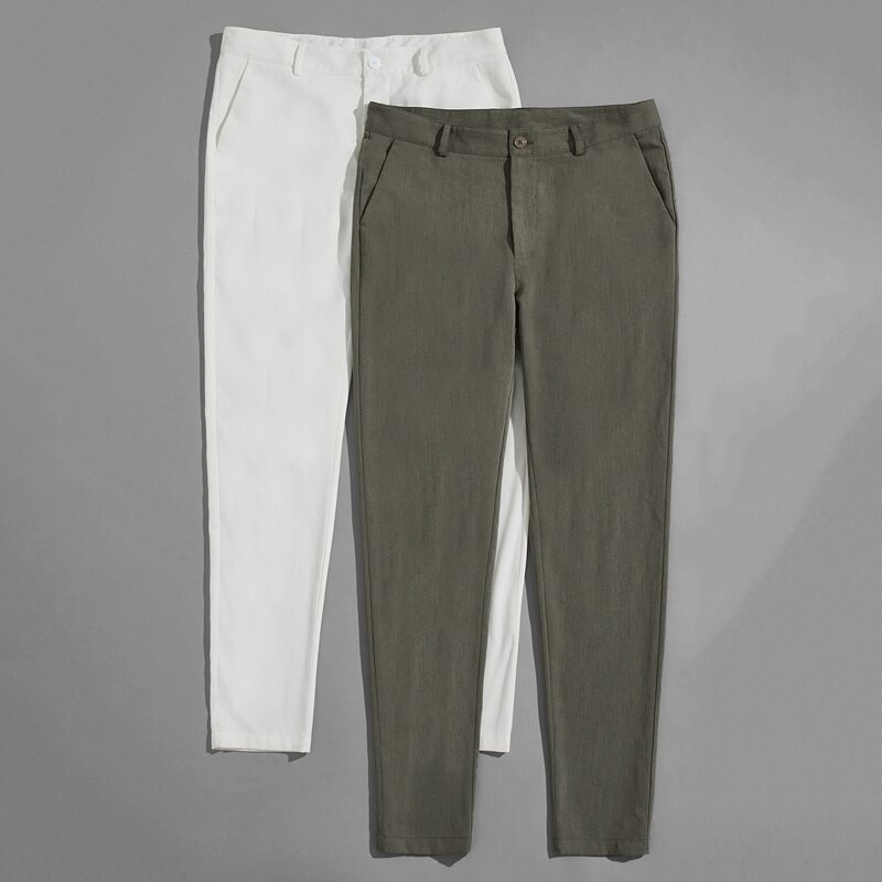

Guys 2 Pack Slant Pocket Pants, Multicolor