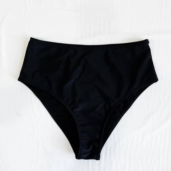 

High Waisted Bikini Panty, Black