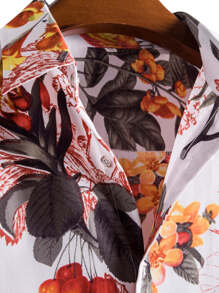 Manfinity Men Floral Print Shirt - Multicolor - View 5