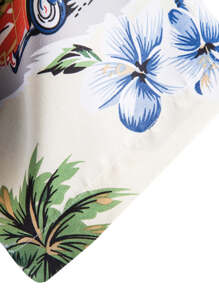 Manfinity Chillmode Áo sơ mi Nam Nút Nhiệt đới Kỳ nghỉ - Nhiều màu - Xem 6