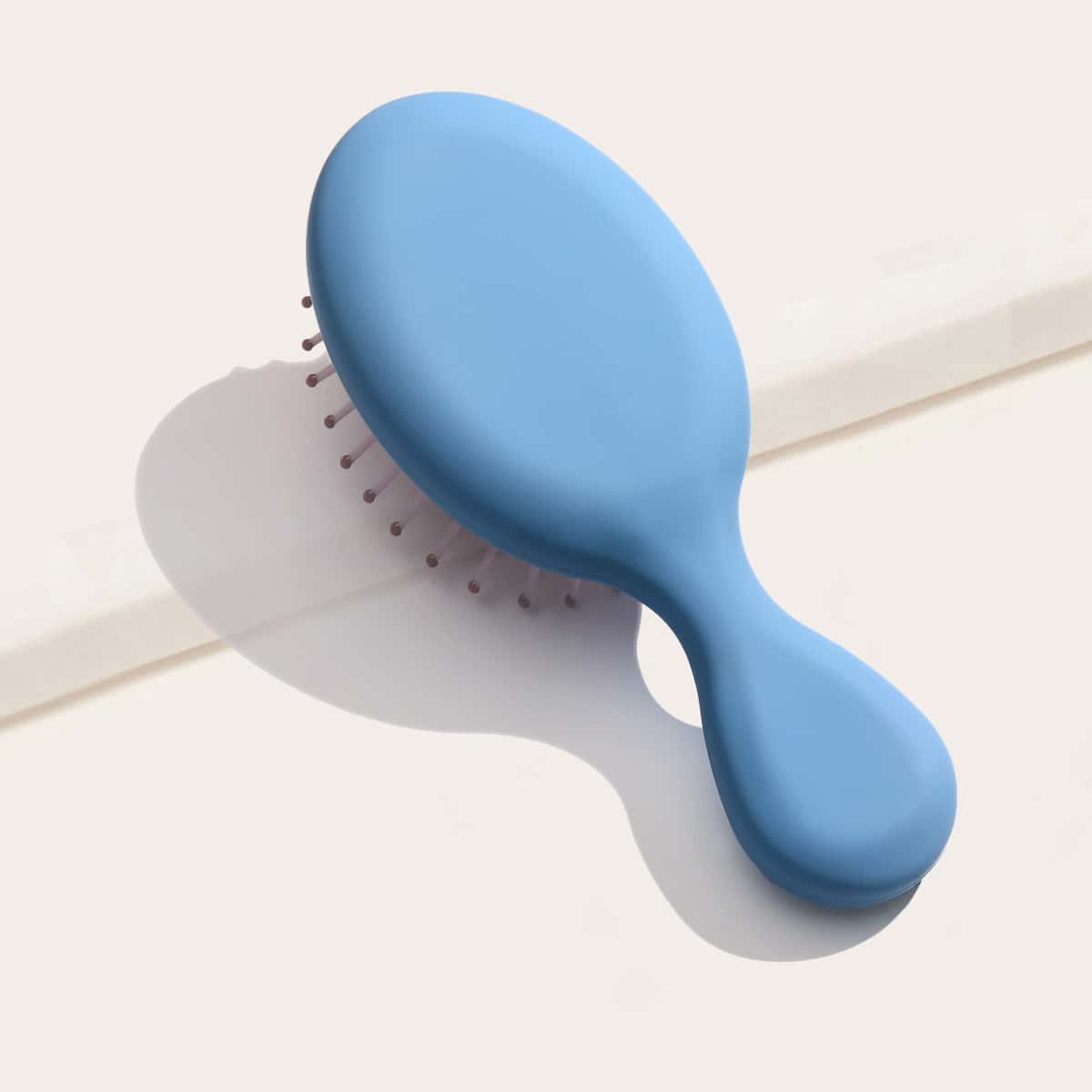 

1pc Color Block Hair Brush, Blue
