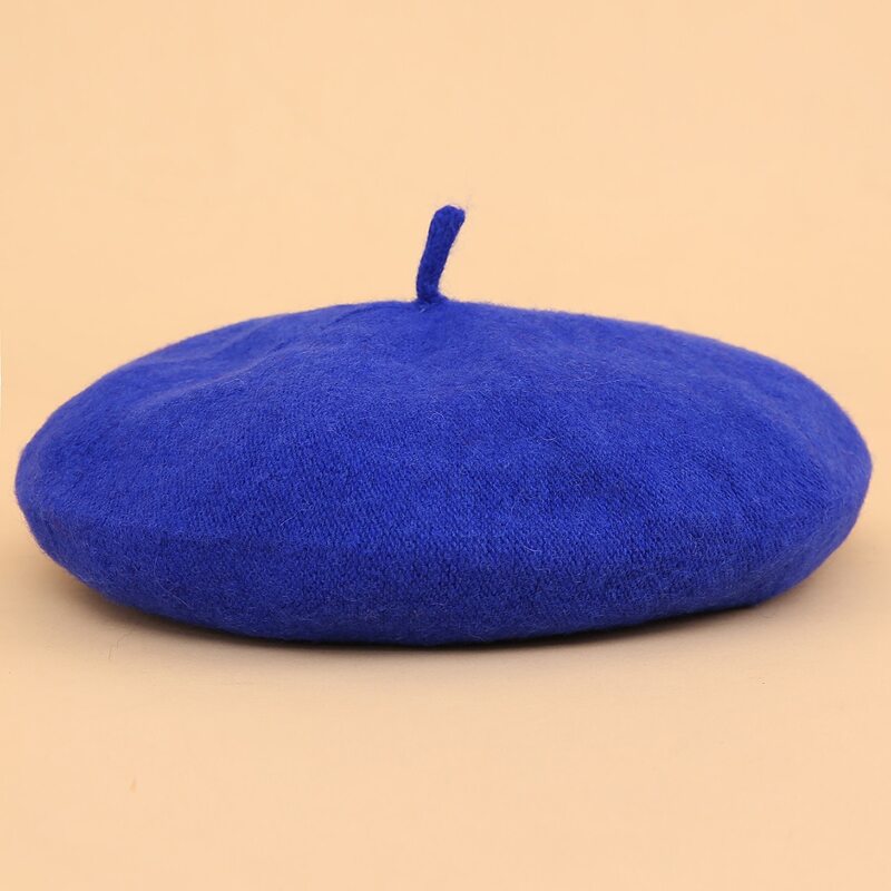 

1pc Solid Beret, Royal blue