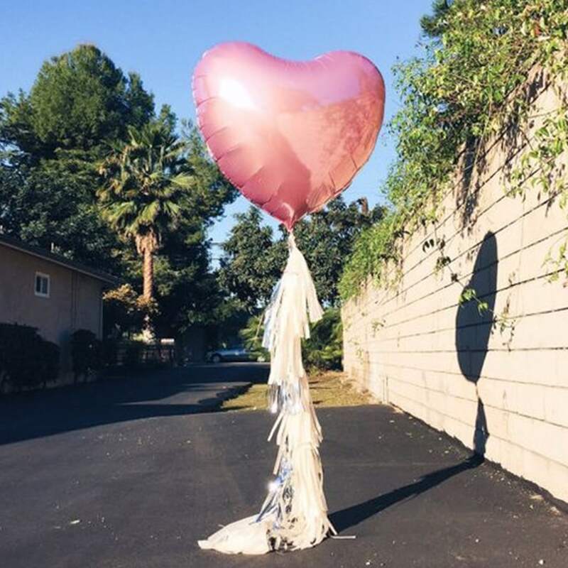 

1pc Heart Shaped Balloon, Pink