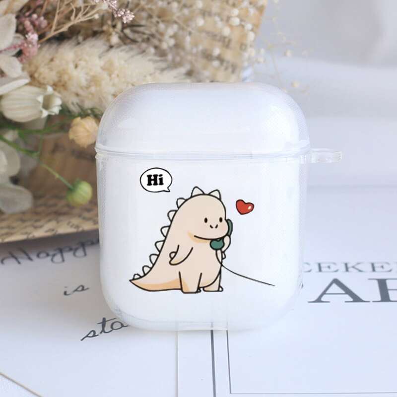 

Cartoon Dinosaur AirPods Case, Multicolor