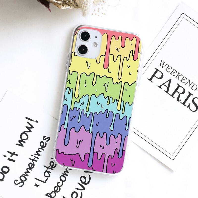 

Oil Paint Print iPhone Case, Multicolor