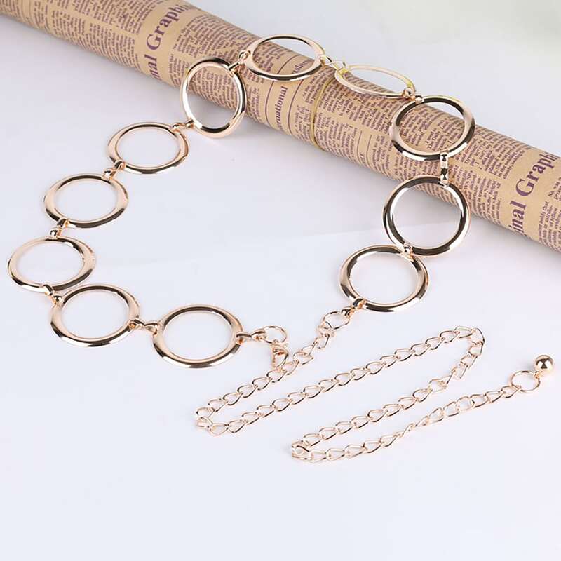 

Ring Linked Belt, Gold