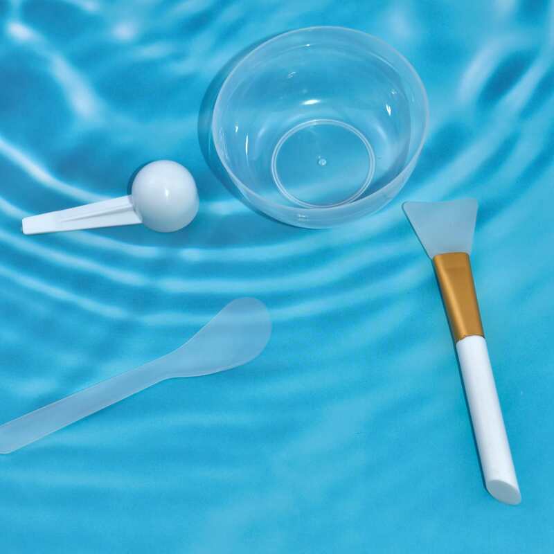 

4pcs Facial Sheet Bowl Set, Clear