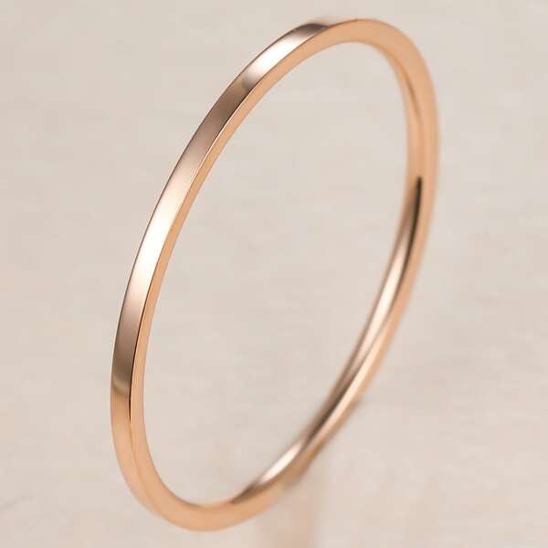 

1pc Minimalist Ring, Rose gold