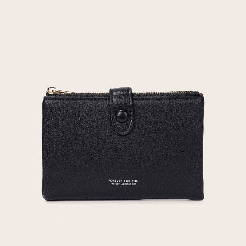 

Simple Zip Purse, Black