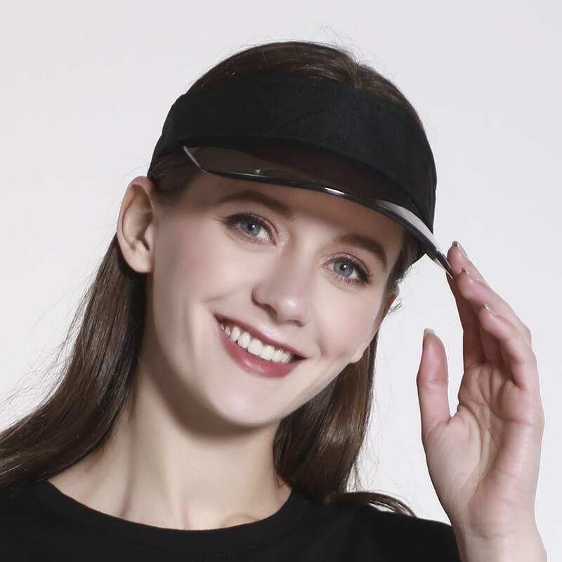 

Clear Visor Hat, Black
