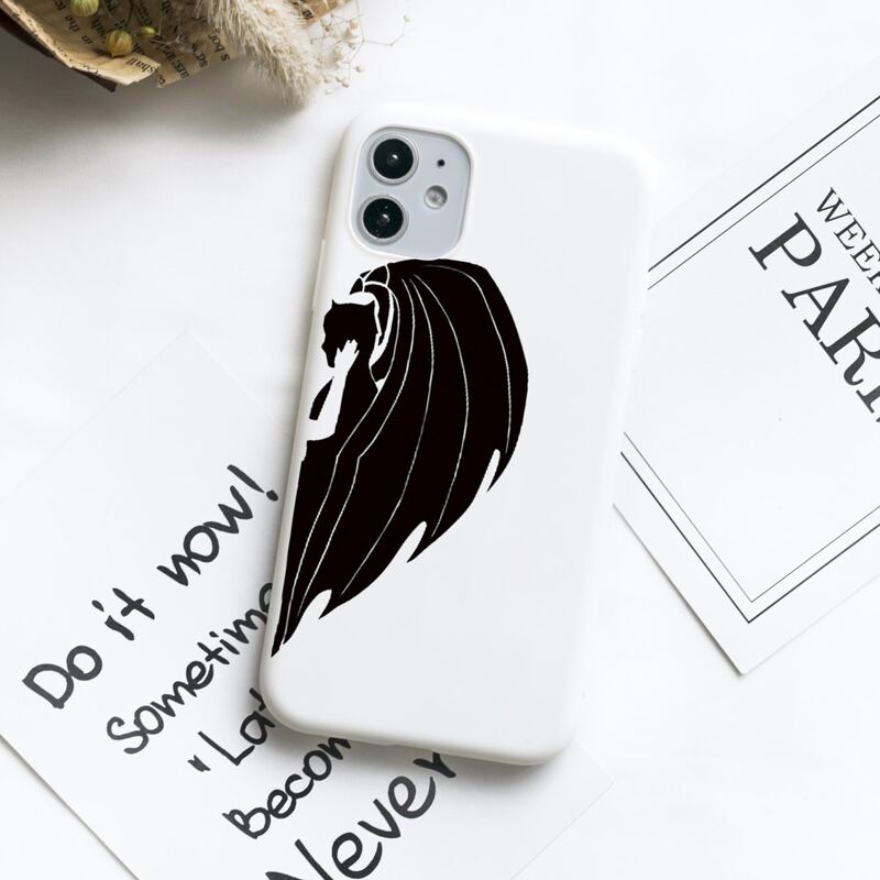 

Wing Print iPhone Case, Black and white