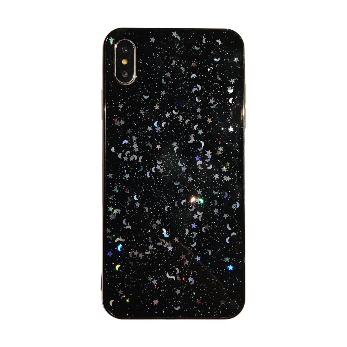 

Galaxy Pattern iPhone Case, Black