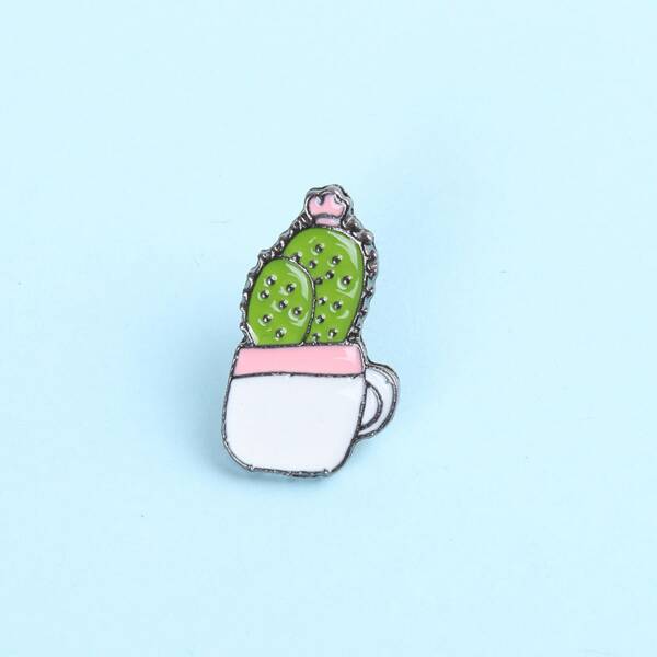 

Plant Design Brooch, Multicolor