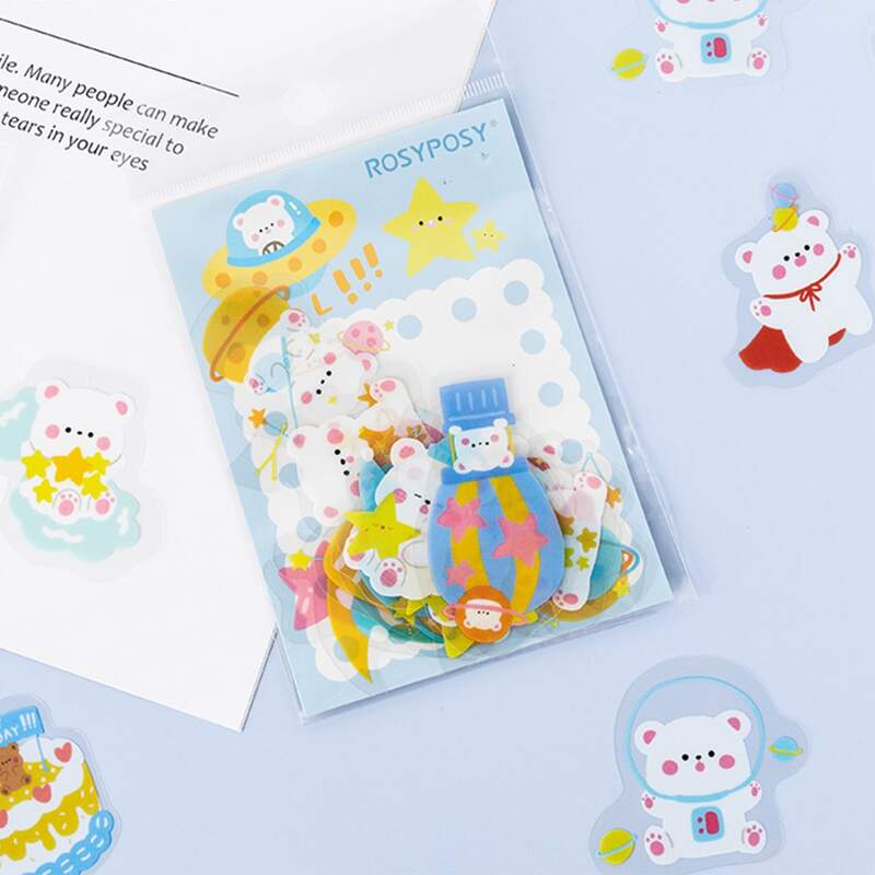 

40pcs Cartoon Graphic Random Sticker, Multicolor