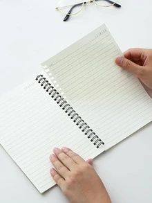 4pcs A5 Coil Notebook With Horizontal Lines For Students - Multicolor - View 3