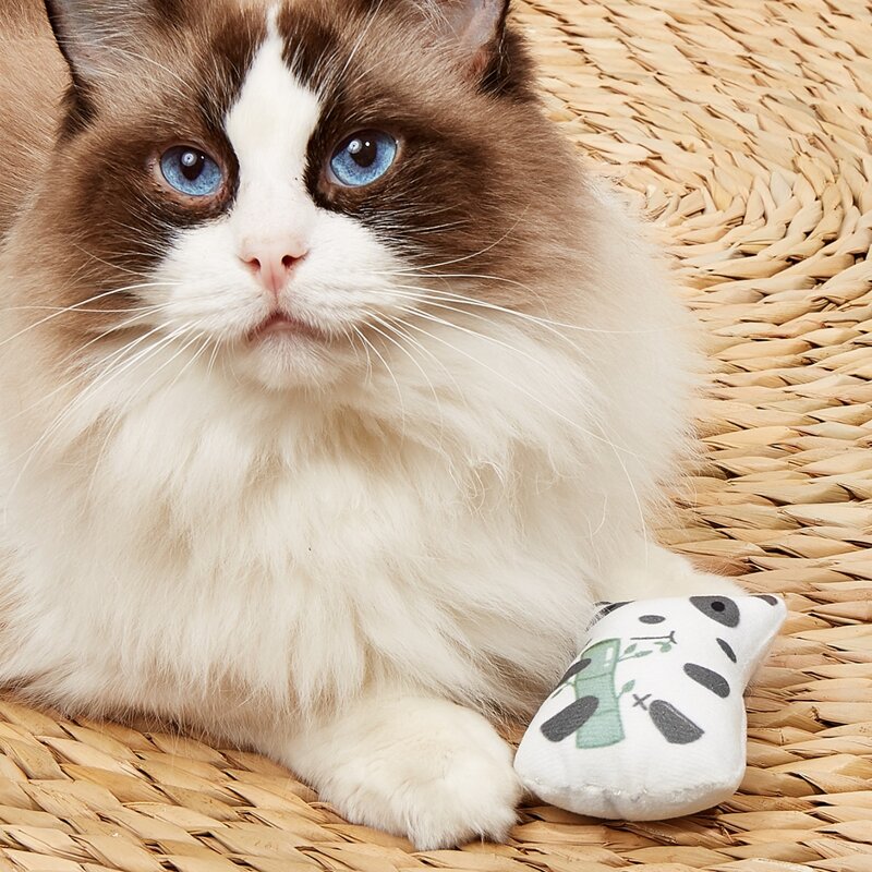

1pc Cartoon Design Random Pet Plush Toy, Multicolor