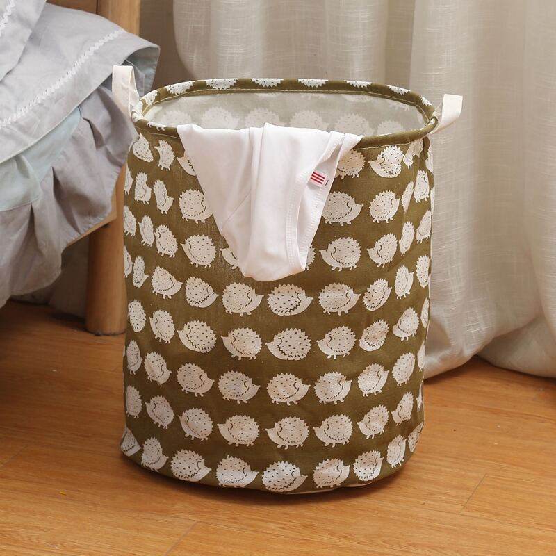 

Cartoon Hedgehog Print Storage Basket, Multicolor