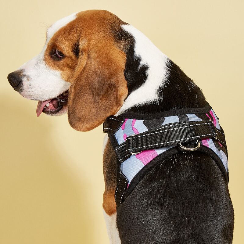 

1pc Camouflage Pattern Pet Harness, Multicolor