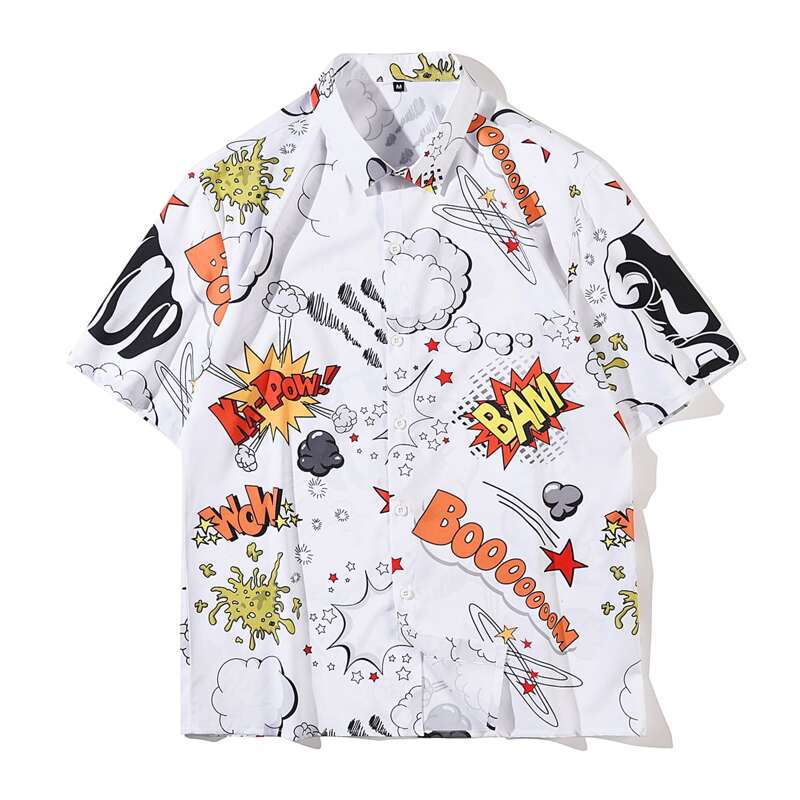 

Unisex 1pack Letter Graphic Short Sleeve Shirt, Multicolor