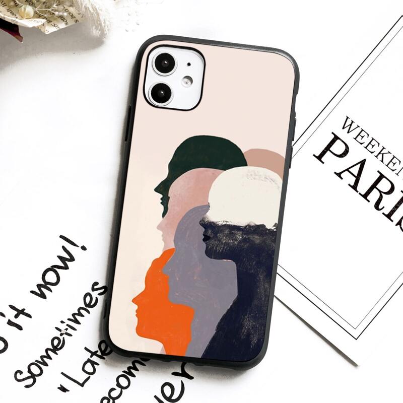 

Figure Pattern iPhone Case, Multicolor