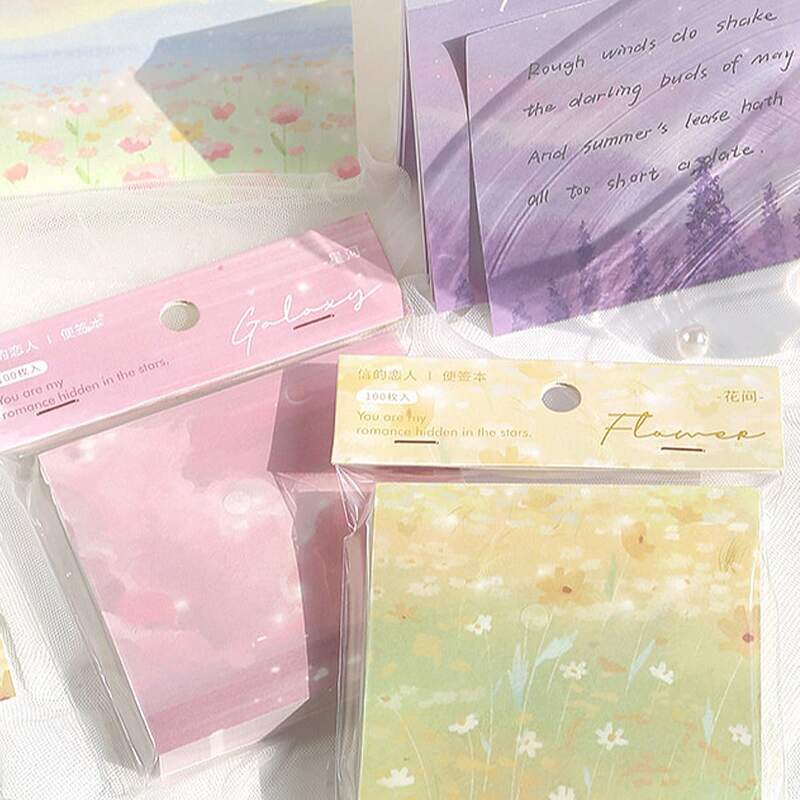

1pc Random Color Memo Pad, Multicolor