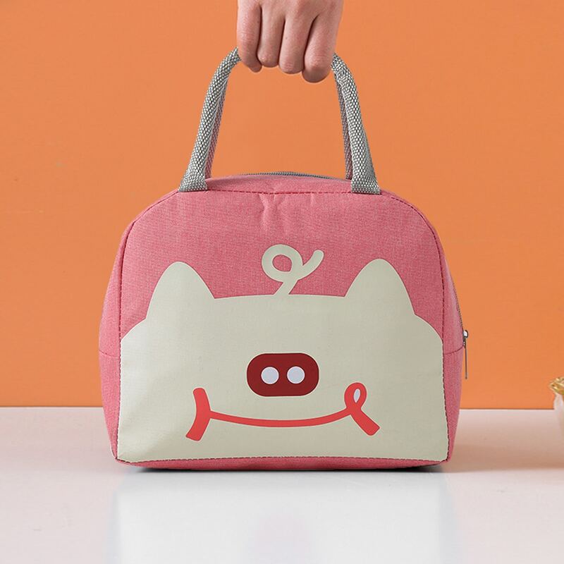 

1pc Cartoon Graphic Insulated Lunch Bag, Multicolor
