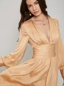 MOTF PREMIUM EMPIRE WAIST FLOWY DRESS