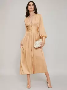 MOTF PREMIUM EMPIRE WAIST FLOWY DRESS
