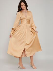 MOTF PREMIUM EMPIRE WAIST FLOWY DRESS